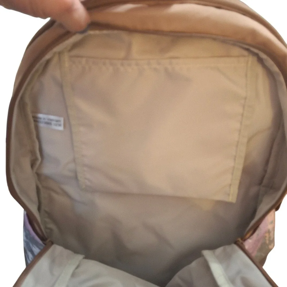 Yonex Backpack Mocha Brown Abstract Print 22L Sports Gym Bag‎ Womens BAG2368S
